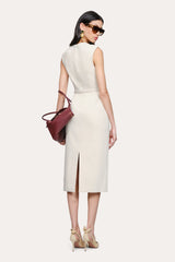 Margaret Belted Midi Dress