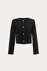 Cropped Corduroy Jacket