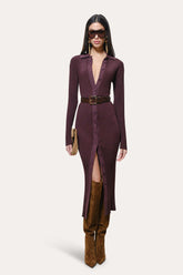 Roxanne Ribbed Duster Dress