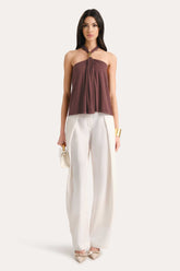 Lila Halterneck Top