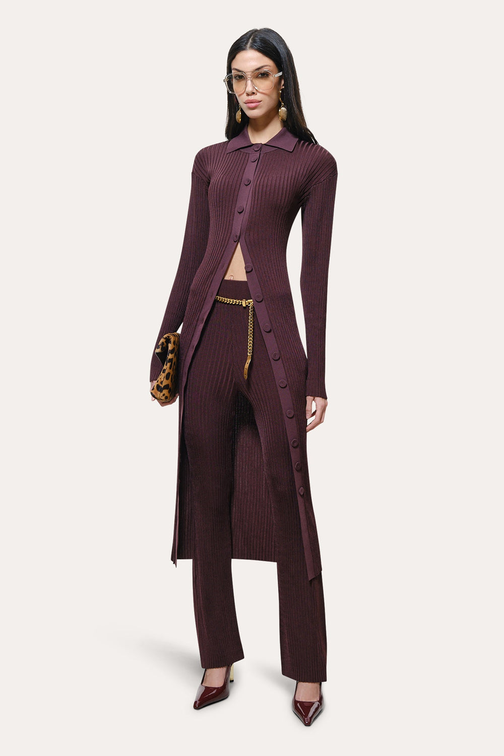 Roxanne Ribbed Flare Pant