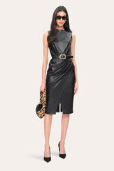 Vegan Leather Dress