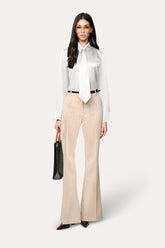 Silk Tie Button Down