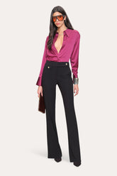 Silk Button Down Shirt