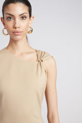 Gilded Knit Dress