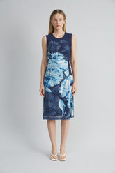 Midnight Shadow Mesh Dress