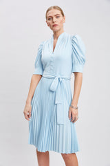 Pleated Contour Dress