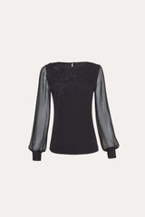Applique Silk Shirt