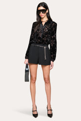 Silk Devoré Blouse