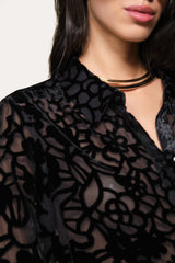 Silk Devoré Blouse