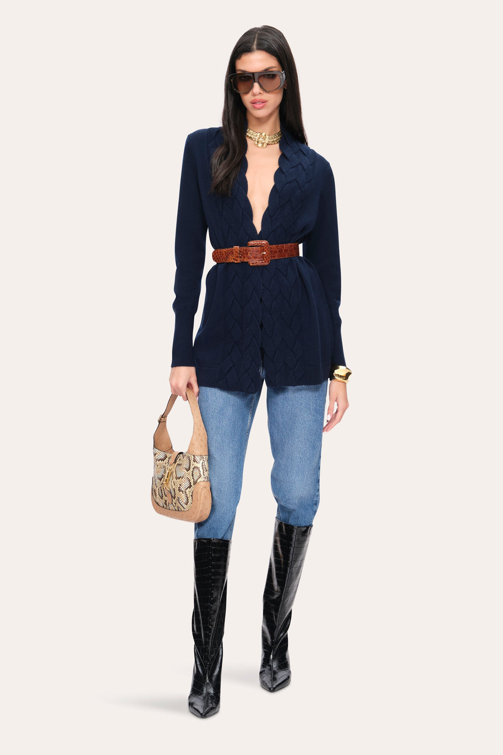 Cable Cardigan