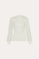 Chiffon Sleeve Knit
