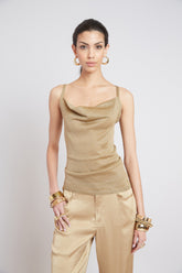 Metallic Knit Cami
