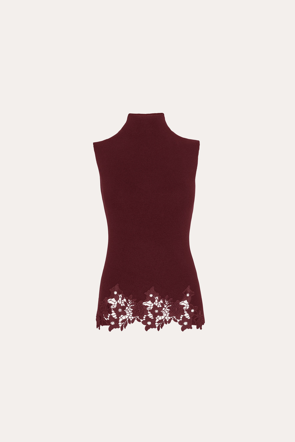 Mock Lace Sweater