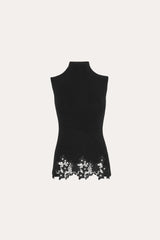 Mock Lace Sweater