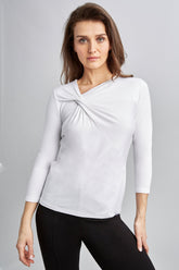 Elie Tahari - Asym 3/4 Twist Knit