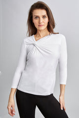 Elie Tahari - Asym 3/4 Twist Knit