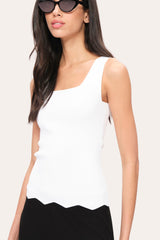 Scallop Hem Tank - HOLD