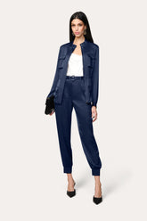 Olivia Utility Satin Jacket