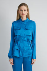 Satin Utility Jacket