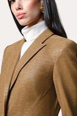 Crocodile Panel Blazer