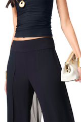 Chiffon Panel Pant