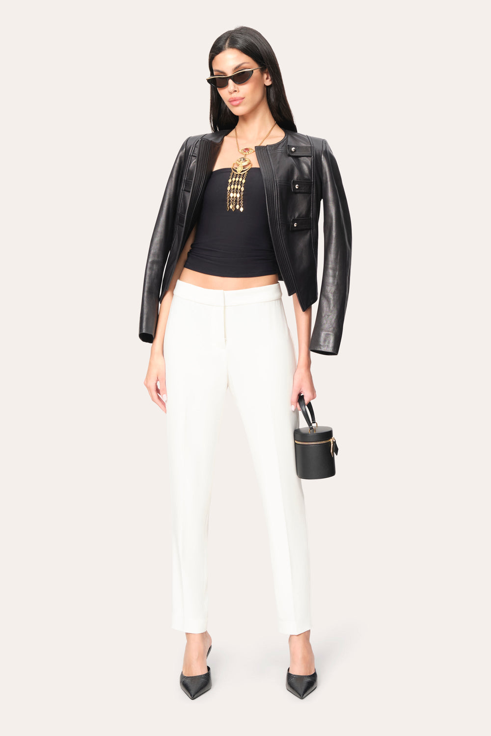 Slim Crepe Pant