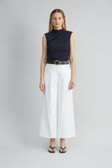 Pleated Linen Pant
