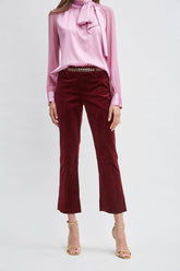 Cotton Velvet Flare