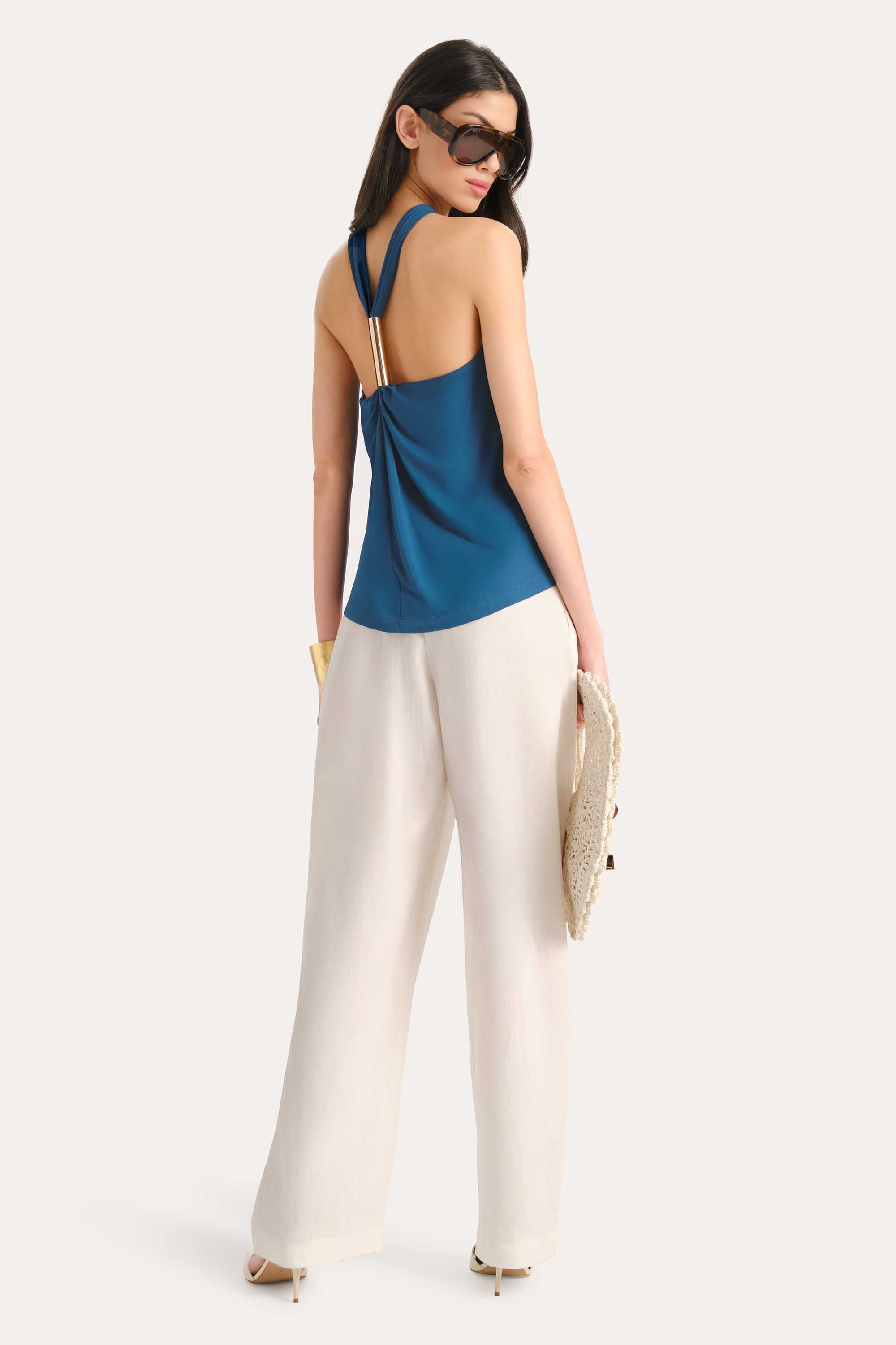 Lila Halterneck Top