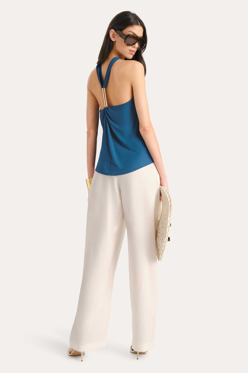 Lila Halterneck Top
