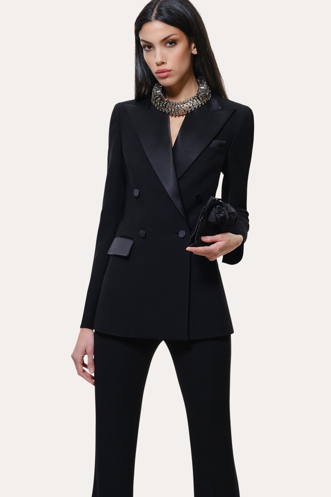 Roxy Japanese Crepe Tuxedo Jacket