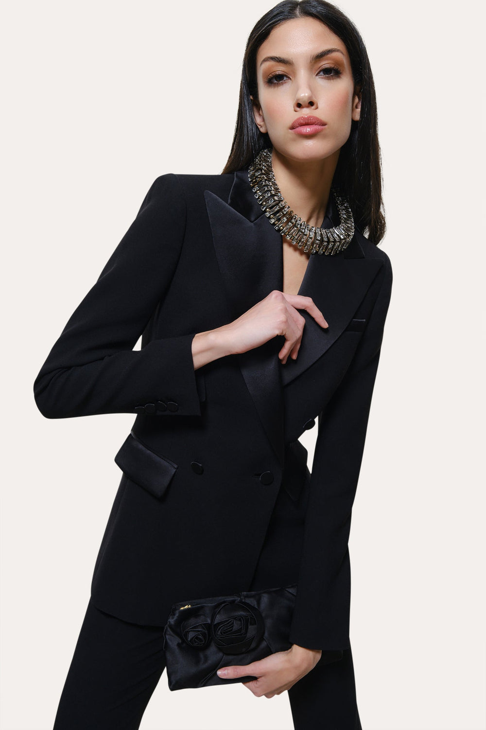 Roxy Japanese Crepe Tuxedo Jacket