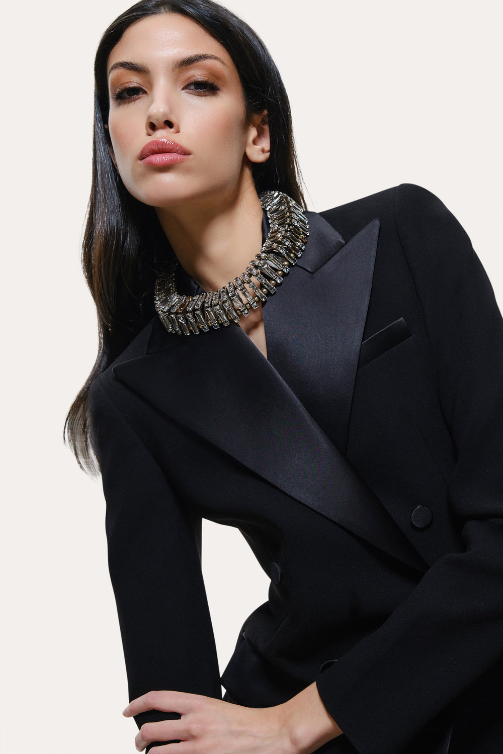 Roxy Japanese Crepe Tuxedo Jacket
