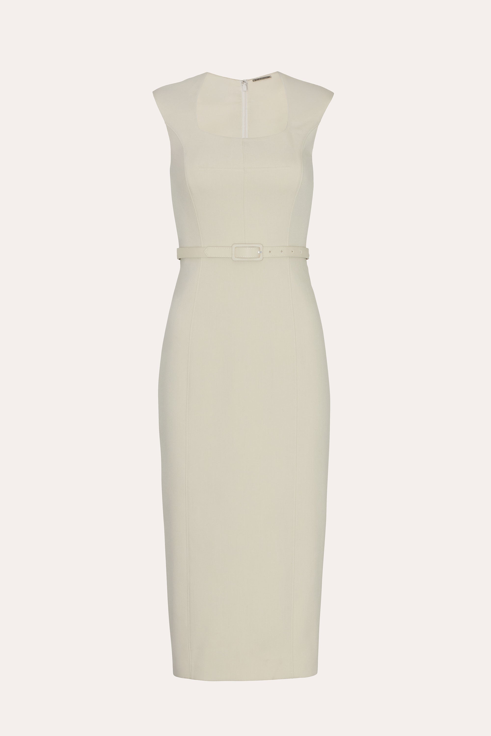 Margaret Belted Midi Dress
