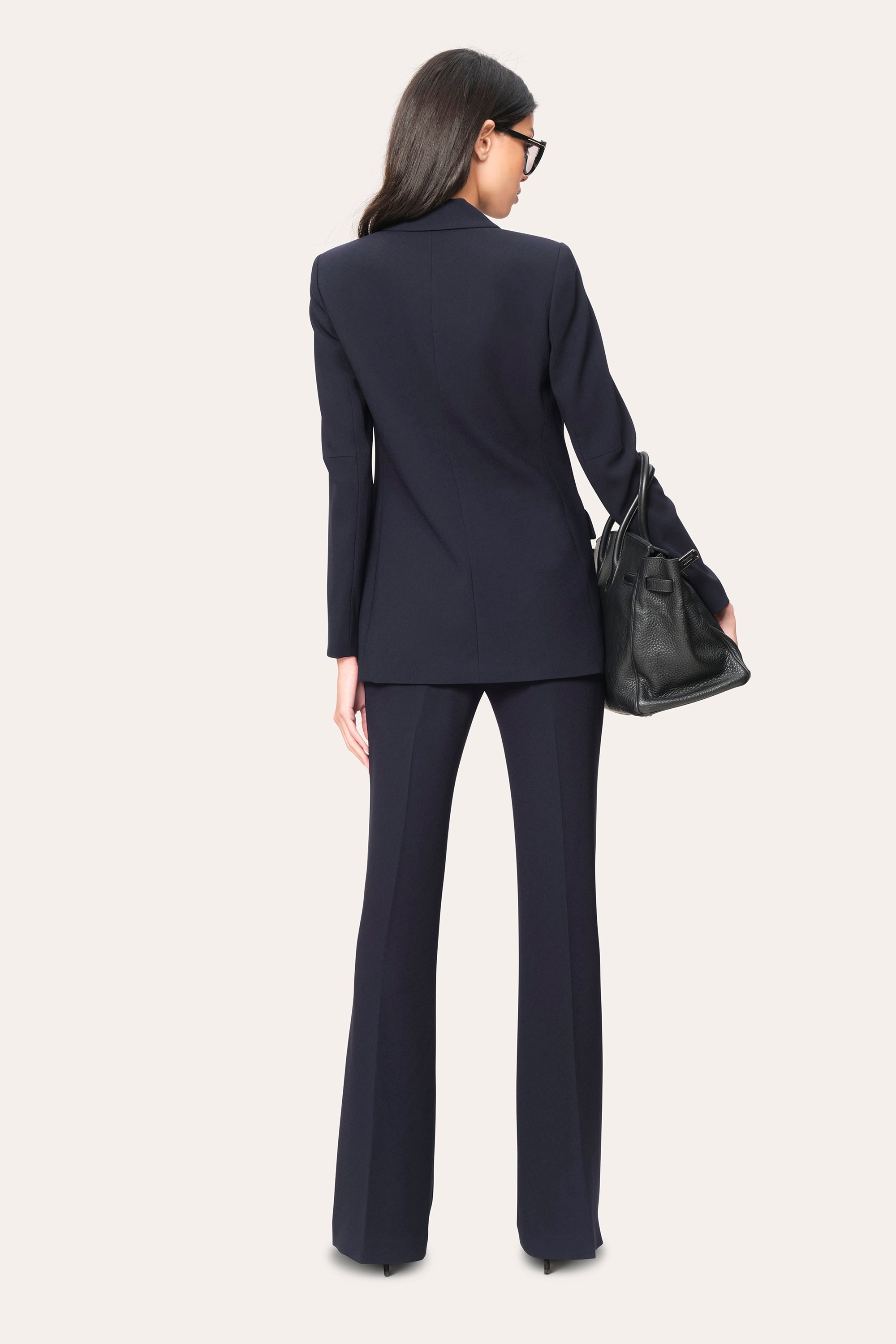 Double Breasted Crepe Blazer