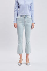 Micro Flare Cropped Jeans