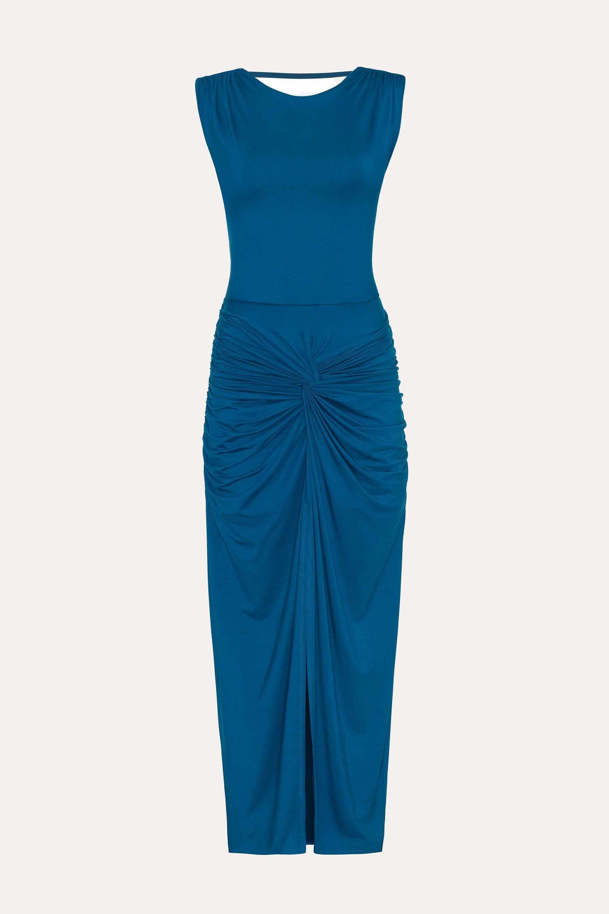 Gwen Ruched Midi Dress