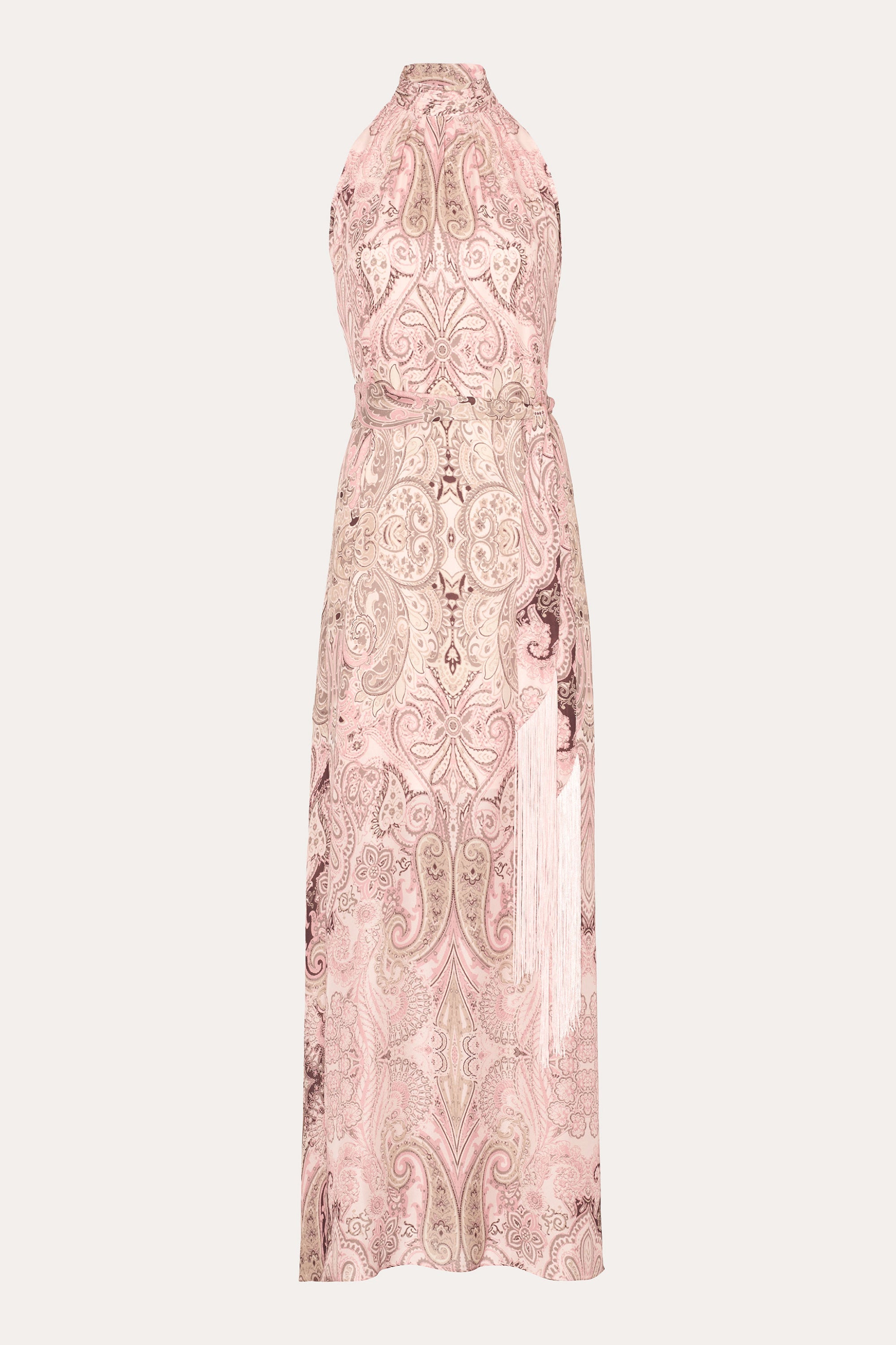 Annie Silk Halter Dress