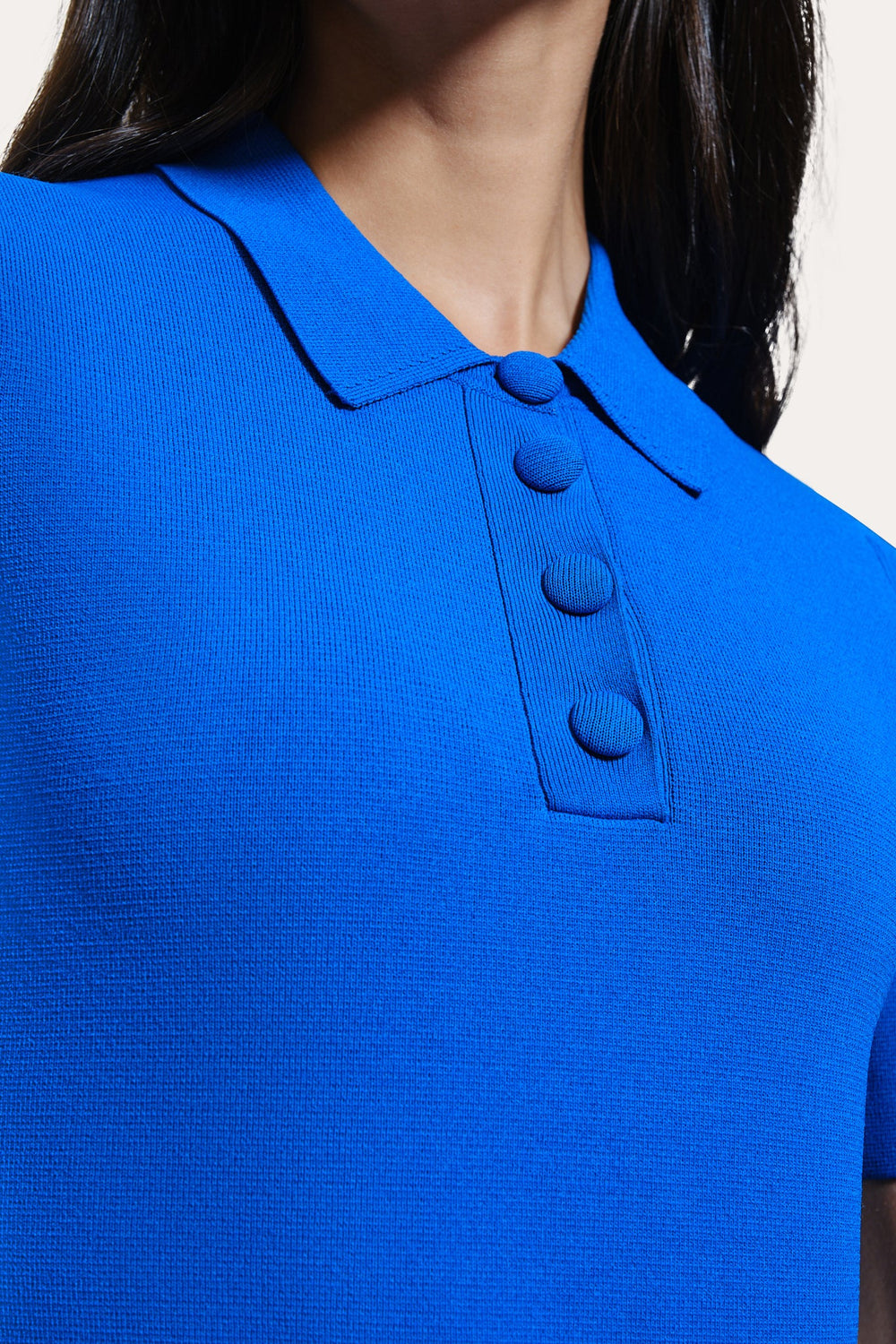 Skylar Milano Sculpt Cropped Polo