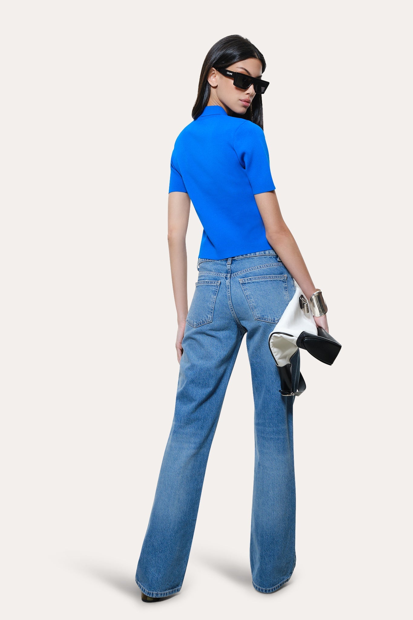 Skylar Milano Sculpt Cropped Polo