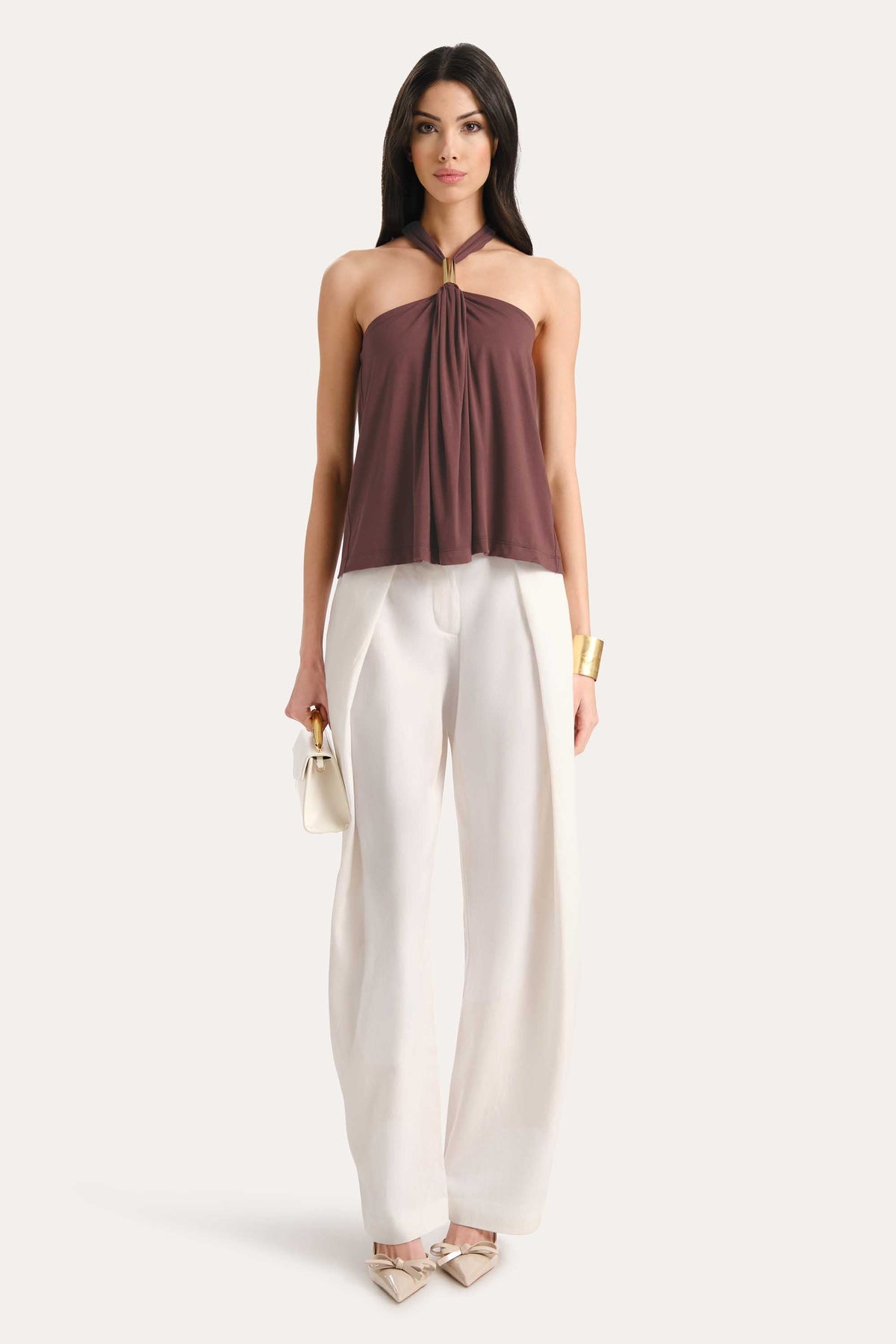 Lila Halterneck Top