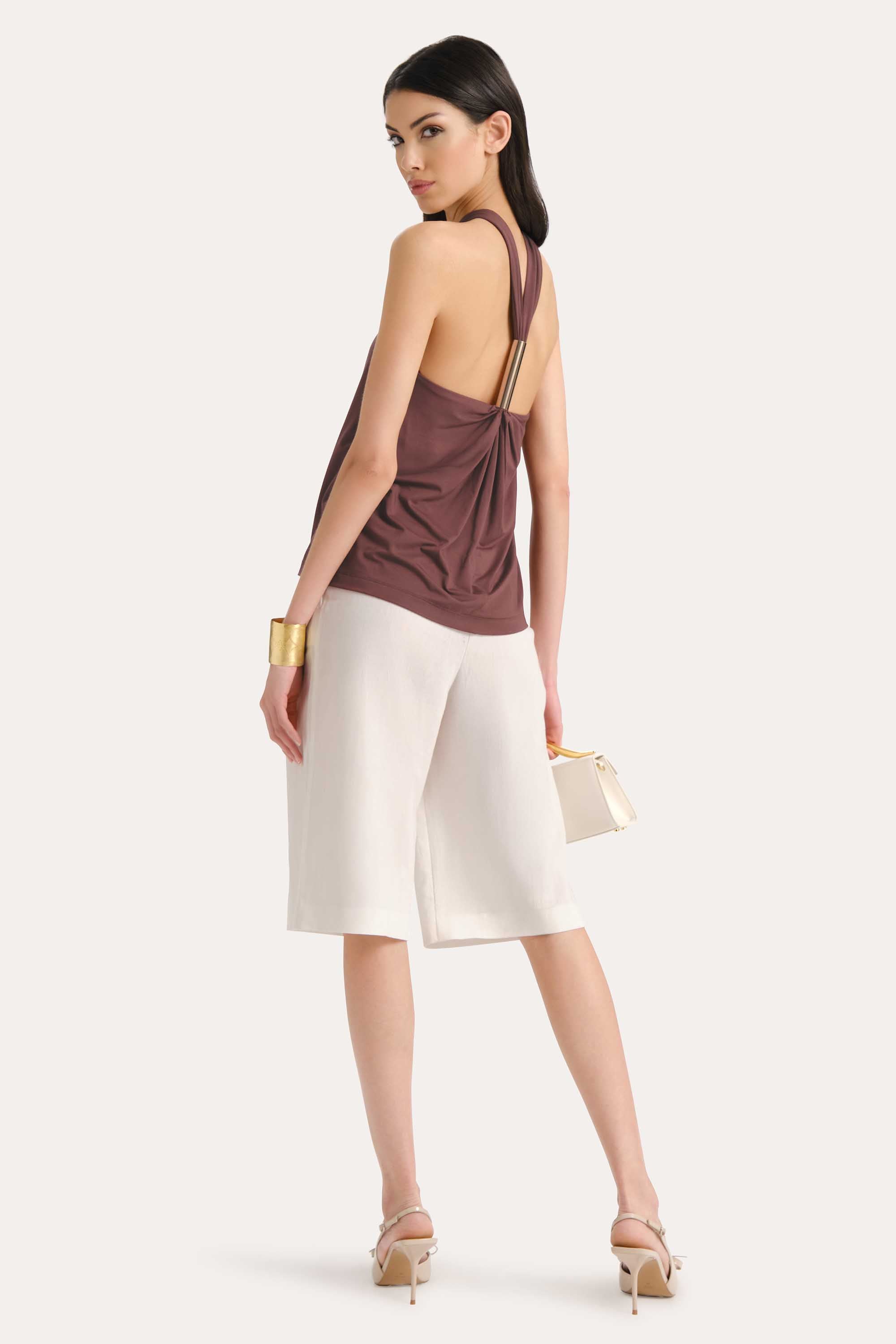 Lila Halterneck Top