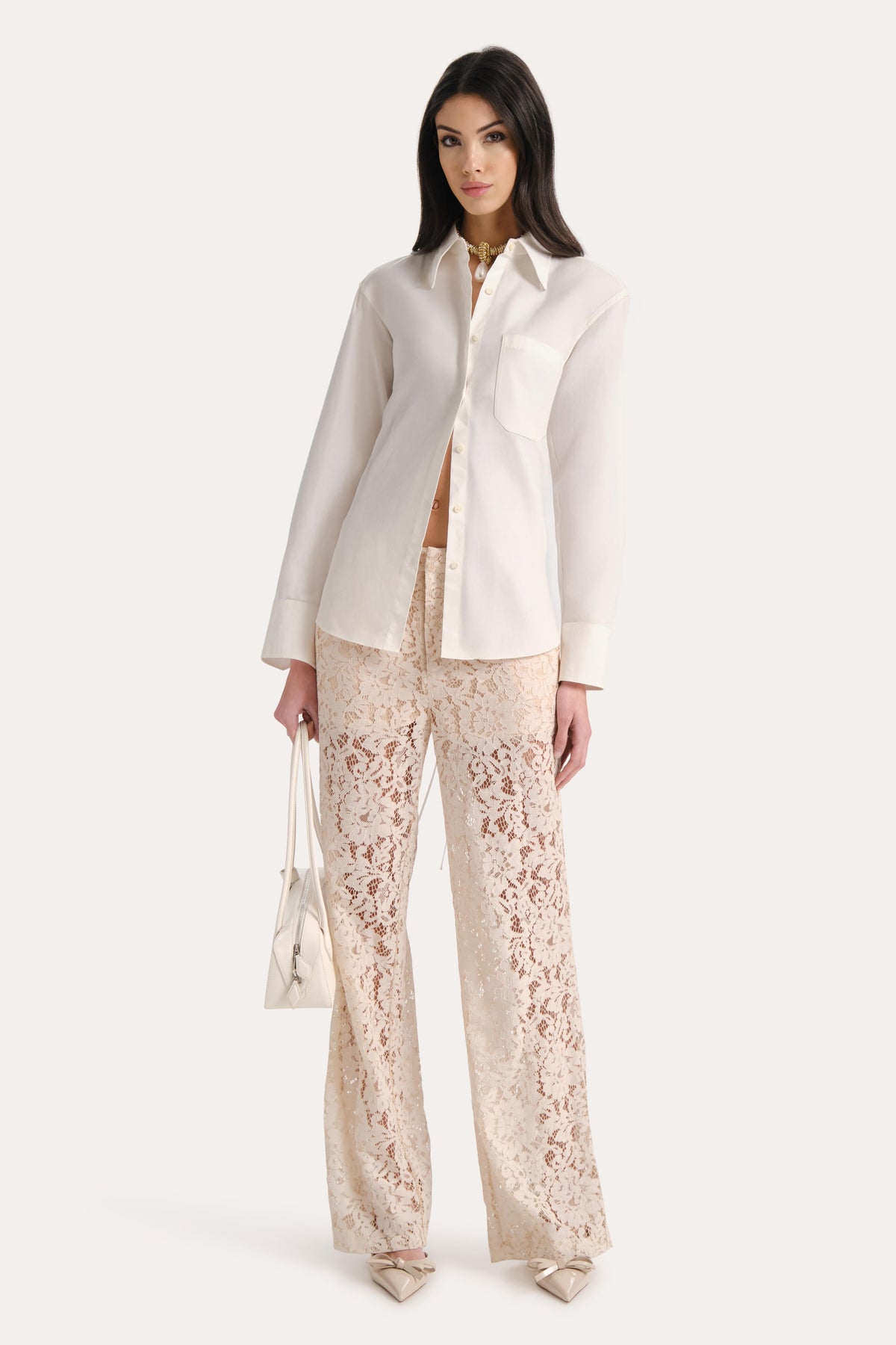 Mari Cotton Poplin Button Down