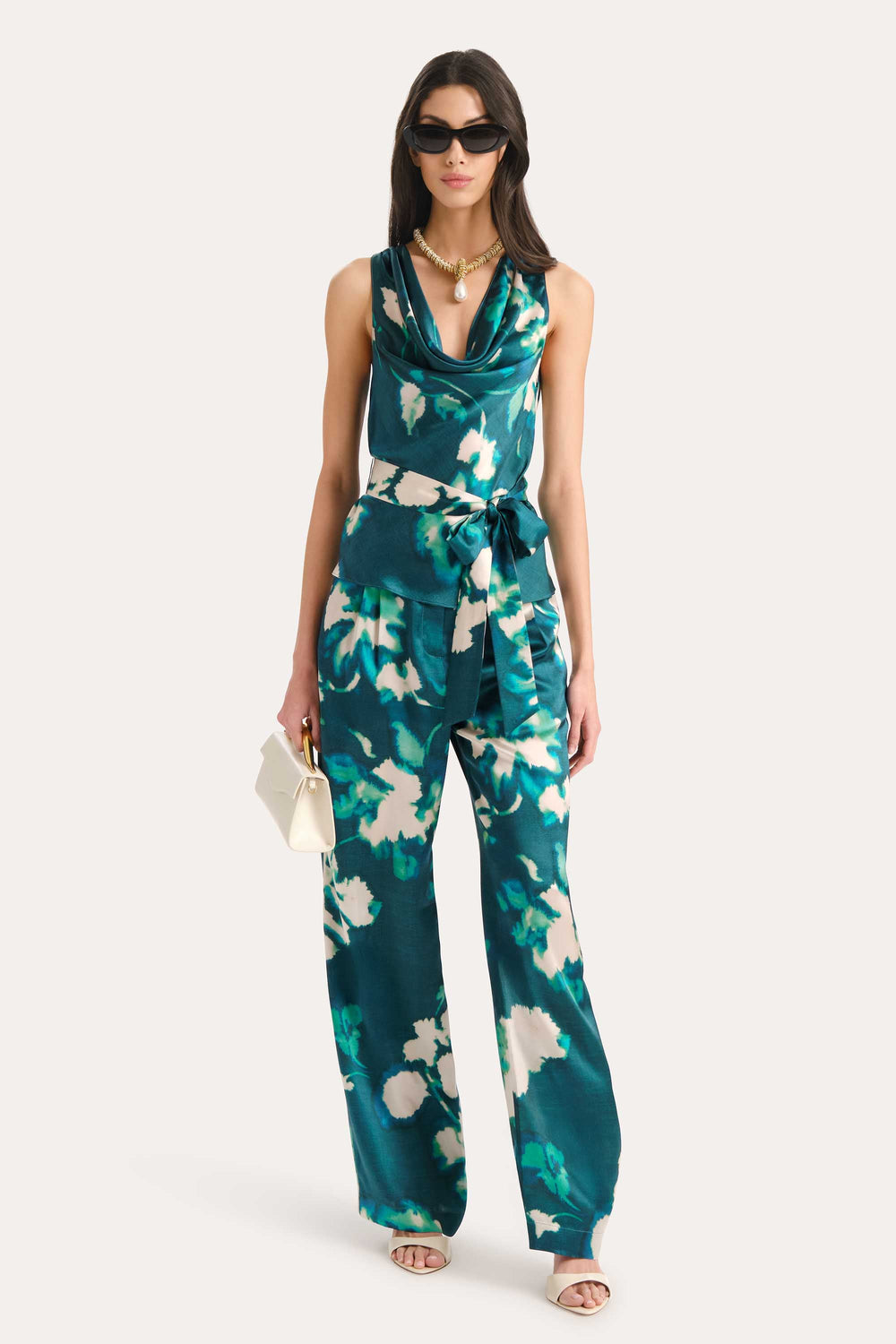 Delilah Floral Silk Pant