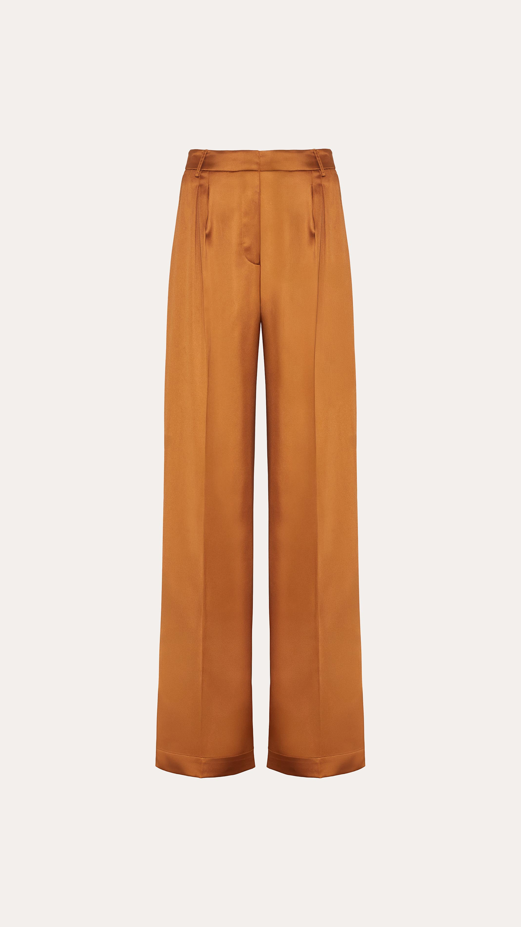 Kaia Satin Wide Leg Pant