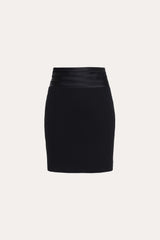 Roxy Japanese Crepe Tuxedo Skirt