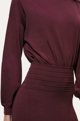 Yara Milano Knit Midi Dress