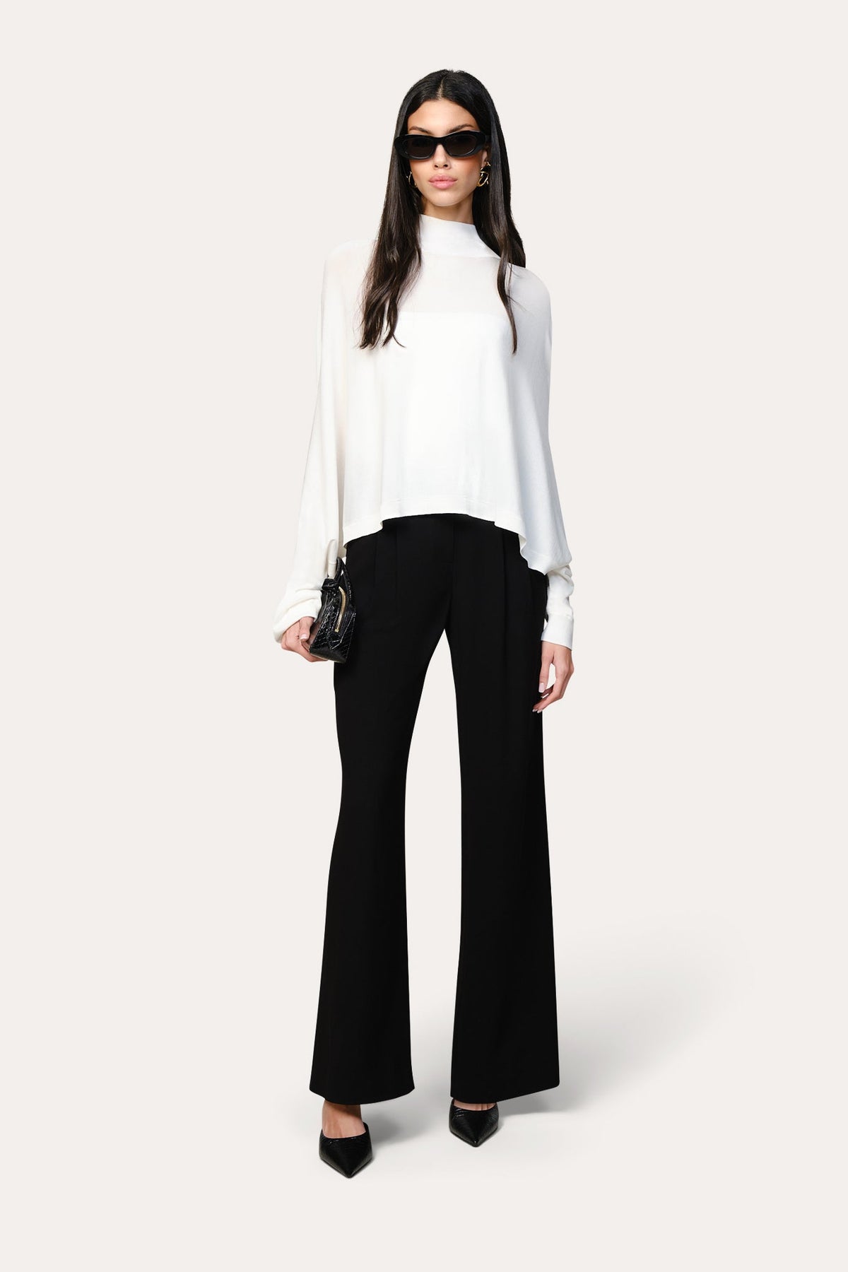 Overlay Two Piece Tube Top Sweater