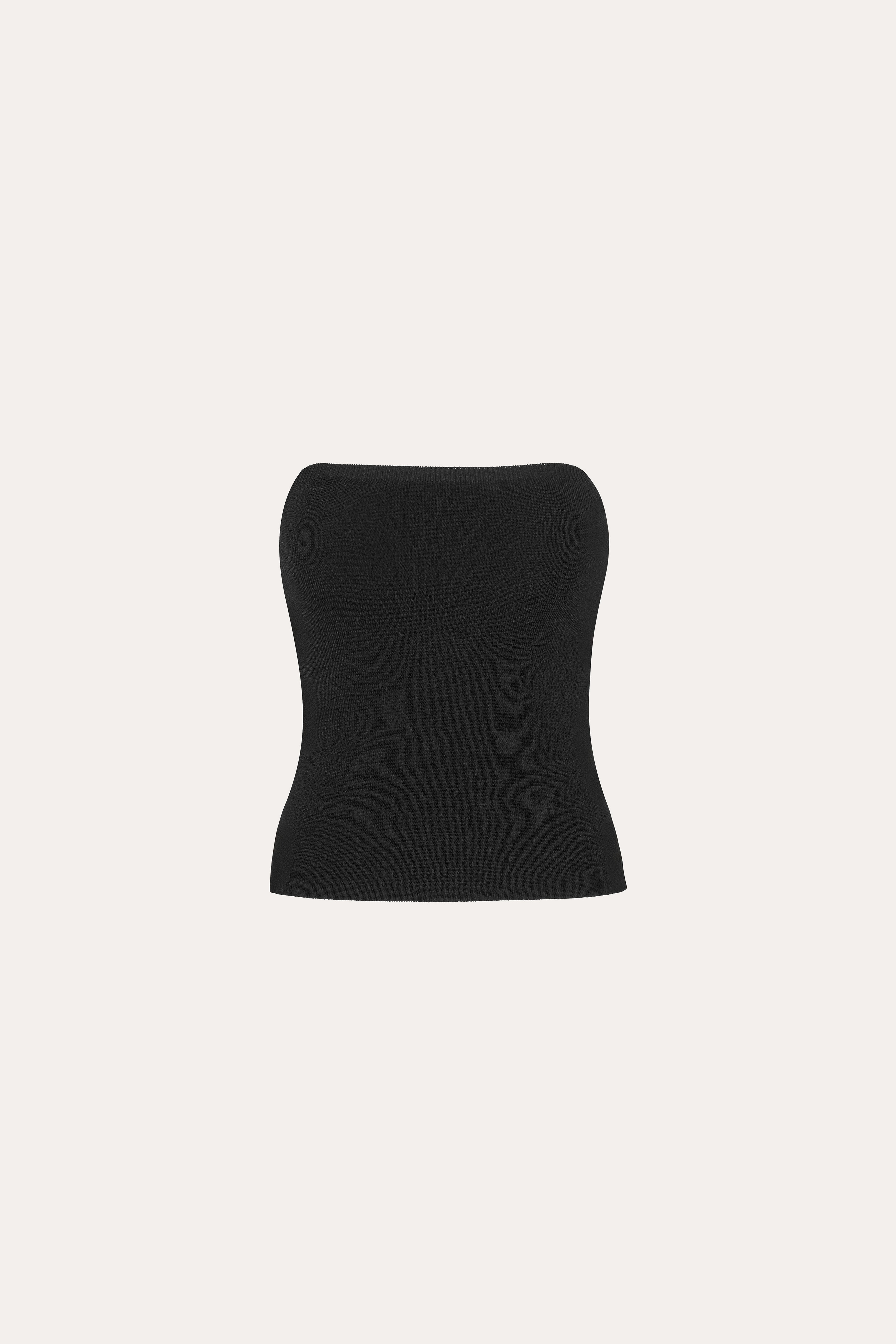 Overlay Two Piece Tube Top Sweater